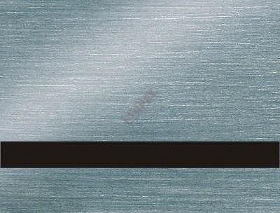 Folia grawerska samoprzylepna srebrna szczotkowana/czarna ULT-91